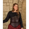 Mytholon Armure Corset Scarlett, Cuir Marron 2 Mytholon Armure Corset Scarlett, Cuir Marron -Vêtements Viking Soldes Magasin armure corset scarlett cuir marron