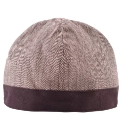 Bonnet Birka Motif à Chevrons, Marron