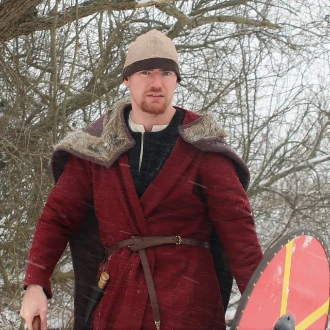 Bonnet Birka Motif à Chevrons, Marron 6 Bonnet Birka Motif à Chevrons, Marron – Image 4