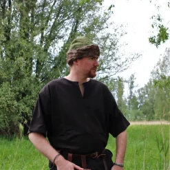 Leonardo Carbone Bonnet Vika Birka, Vert -Vêtements Viking Soldes Magasin bonnet vika birka vert 2