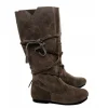 Leonardo Carbone Bottes En Daim Rolf, Brun Foncé -Vêtements Viking Soldes Magasin bottes en daim rolf brun fonce