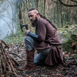 Leonardo Carbone Bottes En Daim Rolf, Brun Foncé -Vêtements Viking Soldes Magasin bottes en daim rolf brun fonce 2