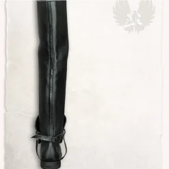 Mytholon Bottes Mousquetaire Porthos Noir -Vêtements Viking Soldes Magasin bottes mousquetaire porthos noir 1