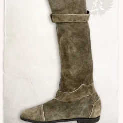 Mytholon Bottes Pirate Taras Vert Olive -Vêtements Viking Soldes Magasin bottes pirate taras vert olive 5