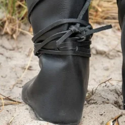 Epic Armoury Bottes Viking Rolf, Noir -Vêtements Viking Soldes Magasin bottes viking rolf noir 3