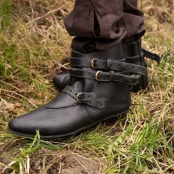 Epic Armoury Bottines Médiévales Godfrey, Noir