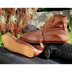 Marshal Historical Bottines Scandinaves (1300-1400) -Vêtements Viking Soldes Magasin bottines scandinaves 1300 1400 3