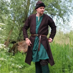 Leonardo Carbone Caftan Gustav, Marron