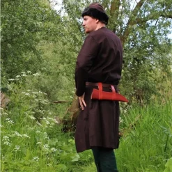 Leonardo Carbone Caftan Gustav, Marron -Vêtements Viking Soldes Magasin caftan gustav marron 5