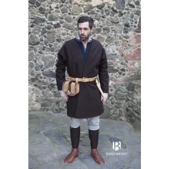 Burgschneider Caftan Viking Loki, Marron -Vêtements Viking Soldes Magasin caftan viking loki marron 3