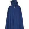 Cape En Coton Ellyn, Bleu -Vêtements Viking Soldes Magasin cape en coton ellyn bleu