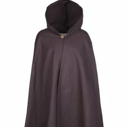 Cape En Coton Ellyn, Marron -Vêtements Viking Soldes Magasin cape en coton ellyn marron 3
