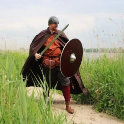 Leonardo Carbone Cape En Coton, Marron Foncé