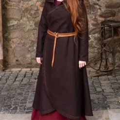 Burgschneider Cape Enya En Laine, Marron -Vêtements Viking Soldes Magasin cape enya en laine marron 2
