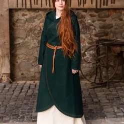 Burgschneider Cape Enya En Laine, Verte -Vêtements Viking Soldes Magasin cape enya en laine verte 2