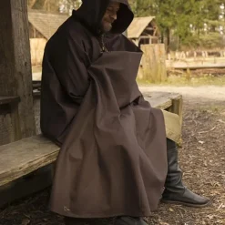 Epic Armoury Cape Médiévale Terrowin, Marron -Vêtements Viking Soldes Magasin cape medievale terrowin marron 5