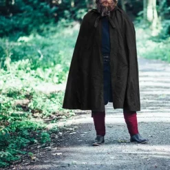 Leonardo Carbone Cape Milisant, Noir -Vêtements Viking Soldes Magasin cape milisant noir 5