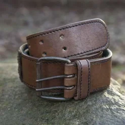 Epic Armoury Ceinture à Anneaux, Marron -Vêtements Viking Soldes Magasin ceinture a anneaux marron 3