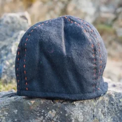 Leonardo Carbone Chapeau De Laine Viking Njal, Noir