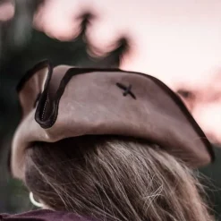 Rawblade Chapeau De Pirate Jack Rackham, Marron Se Sont Affrontés -Vêtements Viking Soldes Magasin chapeau de pirate jack rackham marron se sont affr 1