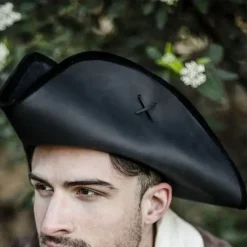 Rawblade Chapeau De Pirate Jack Rackham, Noir -Vêtements Viking Soldes Magasin chapeau de pirate jack rackham noir 2