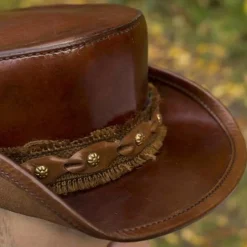 Epic Armoury Chapeau Deadwood, Marron 7 Epic Armoury Chapeau Deadwood, Marron -Vêtements Viking Soldes Magasin chapeau deadwood marron 2