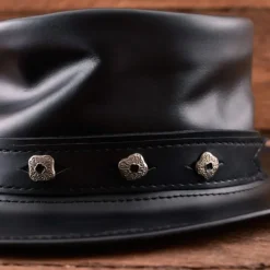 Chapeau Gunslinger, Noir -Vêtements Viking Soldes Magasin chapeau gunslinger noir 2