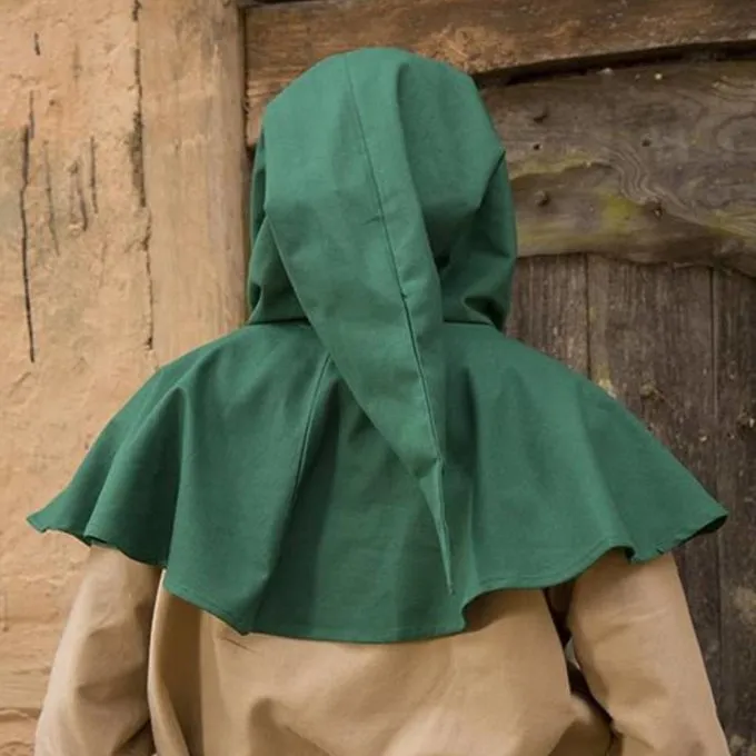 Epic Armoury Chaperon Médiéval Walt, Vert 4 Epic Armoury Chaperon Médiéval Walt, Vert – Image 2