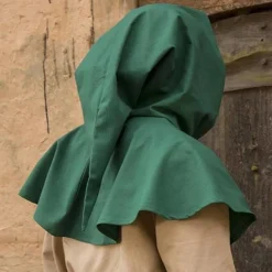 Epic Armoury Chaperon Médiéval Walt, Vert 10 Epic Armoury Chaperon Médiéval Walt, Vert -Vêtements Viking Soldes Magasin chaperon medieval walt vert 2