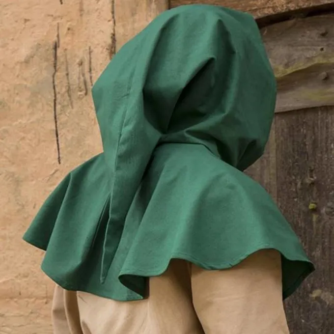 Epic Armoury Chaperon Médiéval Walt, Vert 5 Epic Armoury Chaperon Médiéval Walt, Vert – Image 3