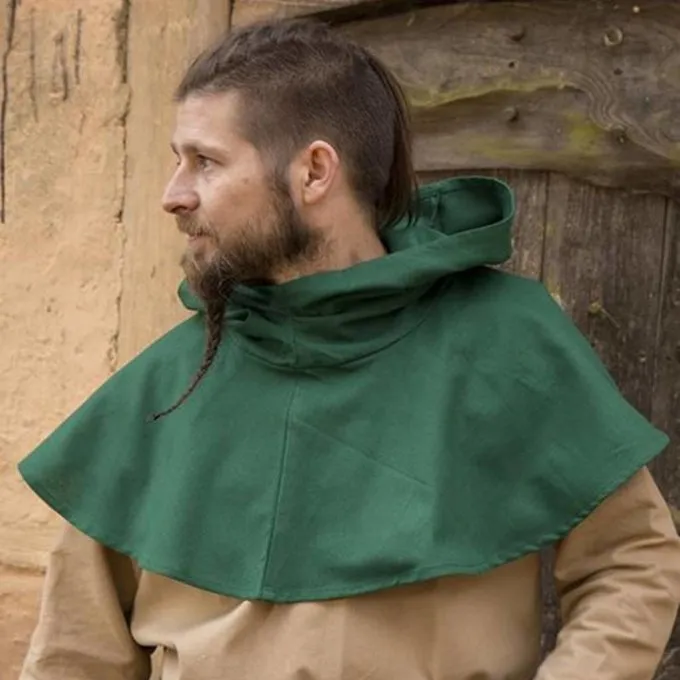 Epic Armoury Chaperon Médiéval Walt, Vert 7 Epic Armoury Chaperon Médiéval Walt, Vert – Image 5