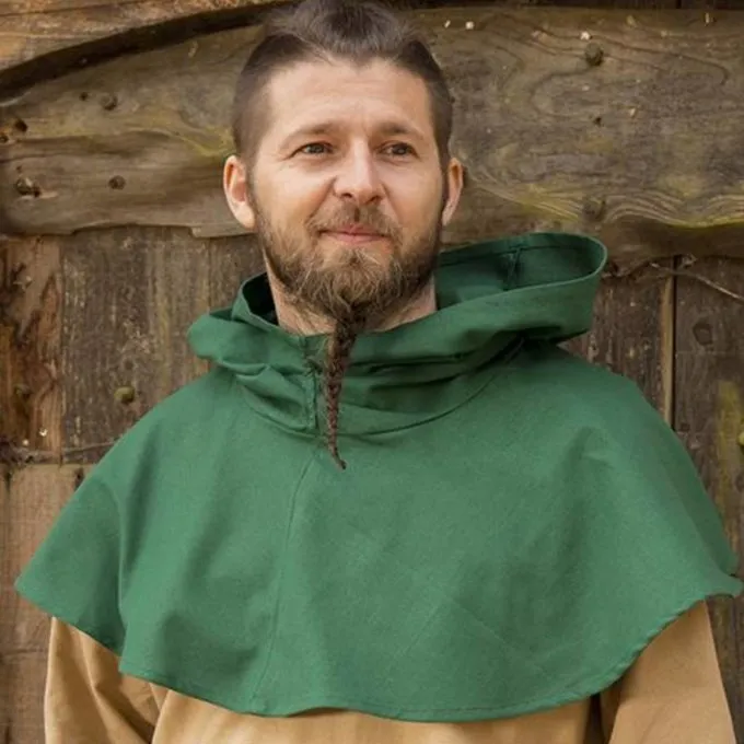 Epic Armoury Chaperon Médiéval Walt, Vert 8 Epic Armoury Chaperon Médiéval Walt, Vert – Image 6