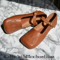 Chaussures De Cow-mouth Du 16ème Siècle -Vêtements Viking Soldes Magasin chaussures de cow mouth du 16eme siecle 2