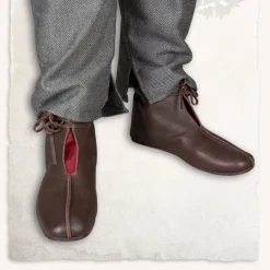 Mytholon Chaussures Médiévales Eginhard Brun 8 Mytholon Chaussures Médiévales Eginhard Brun -Vêtements Viking Soldes Magasin chaussures medievales eginhard brun 2