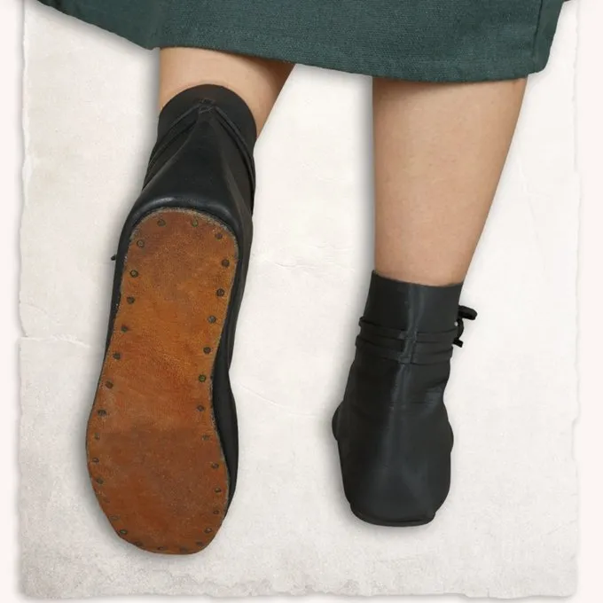 Mytholon Chaussures Médiévales Eginhard Brun 3 Mytholon Chaussures Médiévales Eginhard Brun