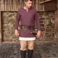 Burgschneider Chevrons Tunique Tyr, Gris Bordeaux