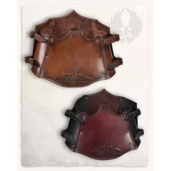 Mytholon Corset Isolde Avec Des Fleurs, Marron -Vêtements Viking Soldes Magasin corset isolde avec des fleurs marron 3