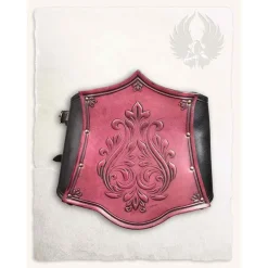 Mytholon Corset Isolde Avec Des Fleurs, Rouge-noir 12 Mytholon Corset Isolde Avec Des Fleurs, Rouge-noir -Vêtements Viking Soldes Magasin corset isolde avec des fleurs rouge noir 4