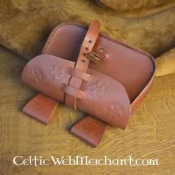 Leonardo Carbone Cuir Marron Roue Sac Soleil -Vêtements Viking Soldes Magasin cuir marron roue sac soleil 2