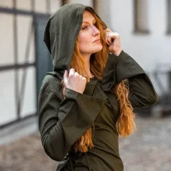 Leonardo Carbone Dames Tunique Vert Lea -Vêtements Viking Soldes Magasin dames tunique vert lea 2