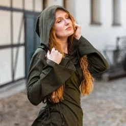 Leonardo Carbone Dames Tunique Vert Lea -Vêtements Viking Soldes Magasin dames tunique vert lea 3