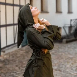 Leonardo Carbone Dames Tunique Vert Lea -Vêtements Viking Soldes Magasin dames tunique vert lea 4