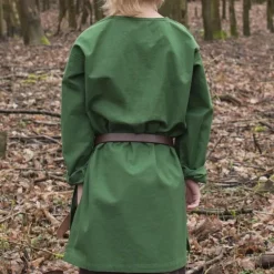 Enfants Tunique Athelstan, Vert -Vêtements Viking Soldes Magasin enfants tunique athelstan vert 4