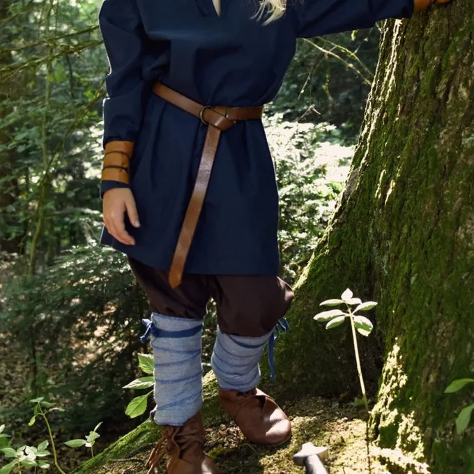 Enveloppements De Jambe Pour Les Enfants, Bleu 4 Enveloppements De Jambe Pour Les Enfants, Bleu – Image 2