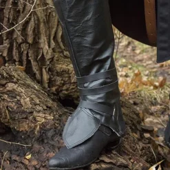 Epic Armoury Guêtres Pirate, Noir 11 Epic Armoury Guêtres Pirate, Noir -Vêtements Viking Soldes Magasin guetres pirate noir 4