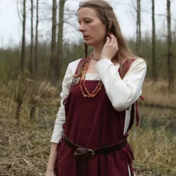 Leonardo Carbone Hangeroc Birka, Rouge -Vêtements Viking Soldes Magasin hangeroc birka rouge 2