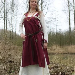 Leonardo Carbone Hangeroc Birka, Rouge -Vêtements Viking Soldes Magasin hangeroc birka rouge 3