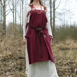 Leonardo Carbone Hangeroc Birka, Rouge -Vêtements Viking Soldes Magasin hangeroc birka rouge 4