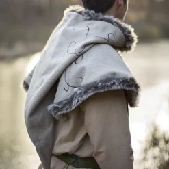 Vêtements Viking Soldes Magasin -Vêtements Viking Soldes Magasin hotte fourrure gisla gris 1