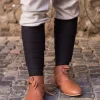 Burgschneider Leg Bandages Aki, Noir -Vêtements Viking Soldes Magasin leg bandages aki noir